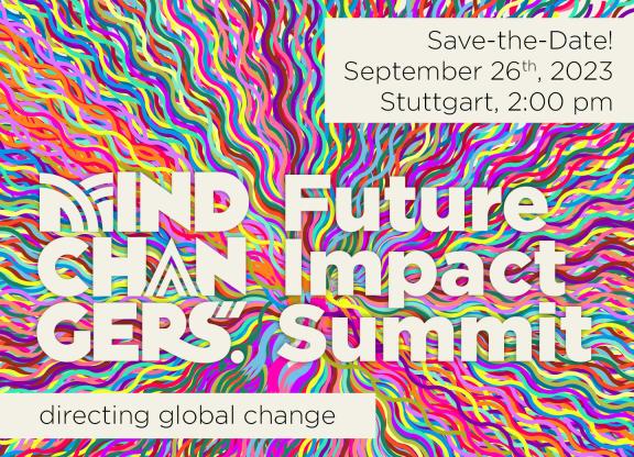 Plakat Mind Changers Future Impact Summit mit Logos